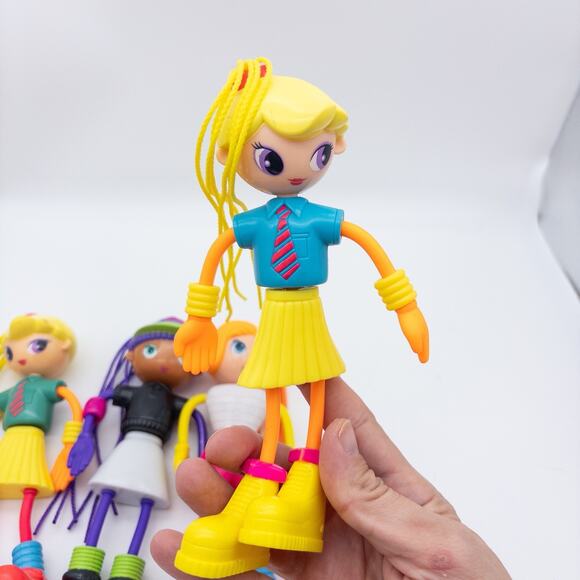 Lot Of 5 McDonalds 2003 Happy Meal Betty Spaghetty Spaghetti Dolls Toys Figures - Picture 4 of 10